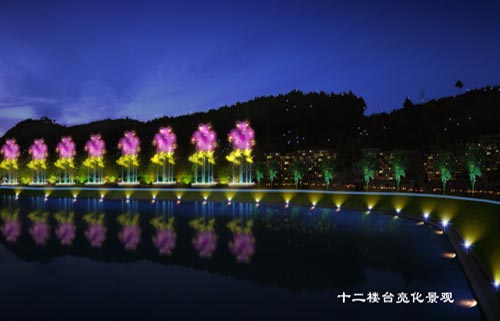 惠水山体夜景设计